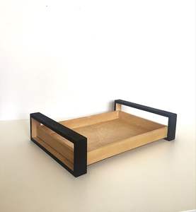 Bandeja de Servicio de Madera Golden Touch que Eleva la Experiencia Gastronómica con un Acabado Atractivo y un Manejo Confiable - Product Image 3