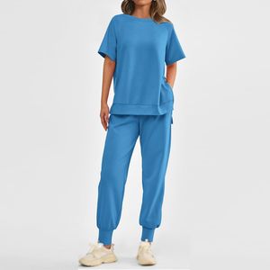 Conjunto de Camiseta y Pantalones Clásicos para Mujer, Material Cómodo y Transpirable, Ropa Deportiva Elegante para Correr - Product Image 5