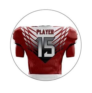 زي تدريب كرة القدم الأمريكية بنمط مطبوع وملابس رياضية عالية الجودة وقابلة للتنفس - Product Image 5