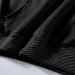 Sweat à capuche zippé en coton de haute qualité, coupe ample, épais, surdimensionné, avec double fermeture éclair, personnalisé pour homme, coupe courte, entièrement zippé - Product Image 3