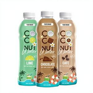 Agua de Coco Pura de 600 ml de Marca Privada OEM |   Certificado HACCP ISO HALAL |   Jugo de Coco Natural de Vietnam - Product Image 1