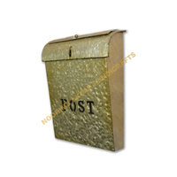 Boîte aux lettres murale en acier galvanisé, casier à colis robuste, antirouille, antivol, pour immeubles et bureaux