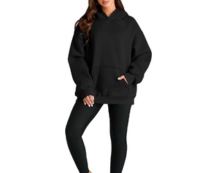 Ropa de Mujer, Sudaderas de Talla Grande, Ropa Urbana, Servicio OEM, Diseño Personalizado, Sudadera con Cierre, Nuevo Estilo de Moda, Sudadera de Felpa para Mujer - Product Image 4