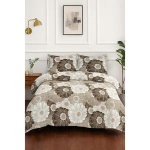 Ensemble de draps de lit 3 pièces en coton de qualité élégante Impression florale solide Style classique Confortable et idéal pour les cadeaux - Product Image 3