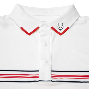 Camisetas Polo de golf de doble capa que marcan tendencia con logotipos personalizables Patrón de estampado de moda en curso transpirable e informal - Product Image 2