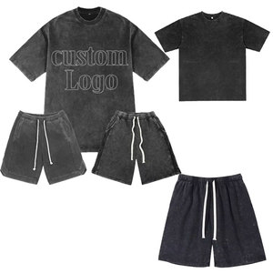 Nouveaux styles, ensemble de survêtement pour homme en 2 pièces, short et t-shirt de sport pour homme, ensembles de shorts et de t-shirts d'été pour homme, designs personnalisés - Product Image 2