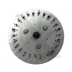 Cortador de discos alfabéticos de acero inoxidable de primera calidad, letras mayúsculas de la A a la Z, tamaño: 6 mm, juego de 26 punzones, rápido, eficaz y fácil de usar. - Product Image 2