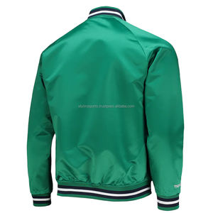 Chaqueta Bomber de Satén de Alta Calidad para Invierno, Unisex, Personalizable, Estilo Béisbol, Cierre Frontal, Secado Rápido y Transpirable - Product Image 2