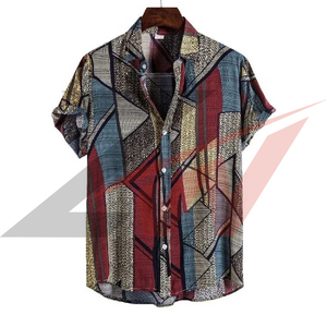 Camisa de Verano para Hombre, Estampado Floral Completo, Talla Grande, Manga Corta, Blusa Playera Cómoda, Camiseta Hawaiana - Product Image 3