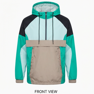 Chaqueta Anorak con Capucha de Lona, Cortavientos, Ligera, Reflectante, Impermeable, para Hombre, Deportiva, Casual, de Primavera - Product Image 2