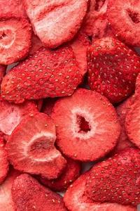 Fraises lyophilisées de haute qualité, les plus vendues, écologiques, en tranches entières, prix de gros usine - Product Image 2
