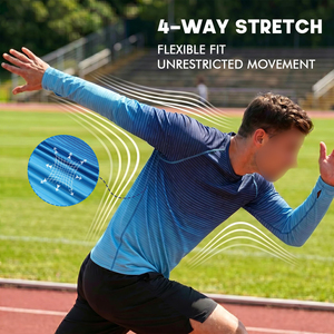 Camiseta profesional de manga larga con protección solar UPF 50 para correr y hacer ejercicio en el gimnasio, para deportes acuáticos al aire libre y natación. - Product Image 3