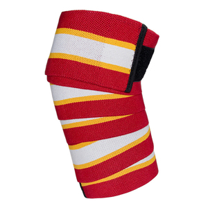 Bandages de genou pour hommes et femmes, en coton élastique, respirants, écologiques, pour la musculation, soutien et protection sportive - Product Image 4