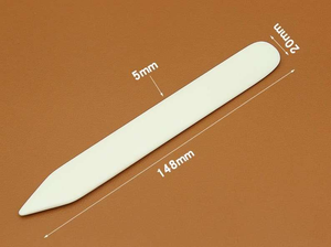 Herramienta de plegado de hueso de búfalo natural pulido hecha a mano, ecológica, de alta calidad, tallada, para plegado de papel, origami y artesanía en cuero - Product Image 6