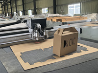 CNC Carton Ondulé Boîte Machine De Découpe Forex Cutter Gris Conseil Papier Cutter RUIDA Fixe pour Nid D'abeille