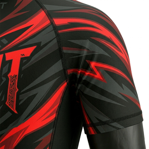 Camiseta Deportiva de Compresión Rashguard de Poliéster y Spandex Sublimada Personalizada, para MMA, BJJ, Entrenamiento en Gimnasio, Elástica en Cuatro Direcciones, de Secado Rápido - Product Image 5