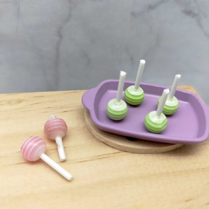 Vente chaude 1:12 Miniature unisexe maison de poupée coloré doux sucette plastique et résine bricolage meubles jouets - Product Image 4