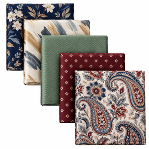 Corbatas Elegantes con Estampado Floral, Multicolores, Impresión por Transferencia de Calor, Accesorios de Uso Diario para Hombre - Product Image 1