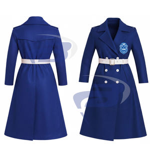Manteau en laine de haute qualité pour femmes Zeta Phi Beta ZPB Sorority, trench-coat long avec ceinture ZPB Sorority - Product Image 3