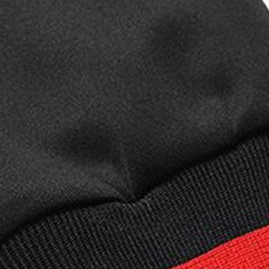 Veste Sportive Homme à Manches Longues avec Fermeture Éclair et Col Montant, Style Color Block, Poches Latérales, Coupe Droite, Noir et Rouge, Collection Automne 2026 - Product Image 4