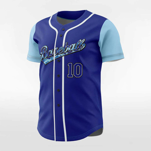 New Arrival Breathable Plus Size <b>Baseball</b> Jersey Custom Size 100% Polyester Anti-Bacterial Front Logo Sportswear OEM Service - Product Image 2