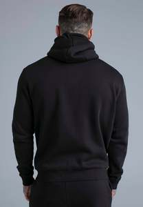เสื้อฮู้ดดี้ผู้ชายแบบมีซิป หนานุ่ม ทรงโอเวอร์ไซส์ สีพื้น สไตล์สตรีทแวร์  พร้อมรับสกรีนโลโก้  ชุดแทรคสูทเรียบง่ายสำหรับผู้ชาย - Product Image 4