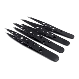 Pinzas Profesionales para Cejas de Acero Inoxidable, Punta Puntiaguda, Ligeras, Ecológicas, Reutilizables, de Lujo - Product Image 2