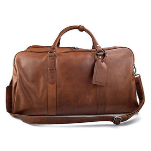PU Leather Wet Dry Overnight Weekender Tote Portable <b>Luggage</b> Duffle Travel Bag Leather <b>Luggage</b> Travel Duffel Bag Weekend Bag - Product Image 6