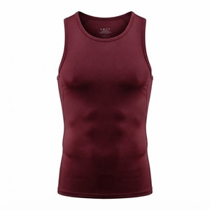 Tactical & Athletic Gym Training Muscle <b>Vest</b> Quick-Dry <b>Men</b>’s <b>Compression</b> Undershirt - Product Image 3