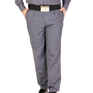 Pantalon de travail en sergé de coton respirant haute visibilité, robuste et confortable, pour usage quotidien en atelier industriel, pantalon de sécurité. - Product Image 1