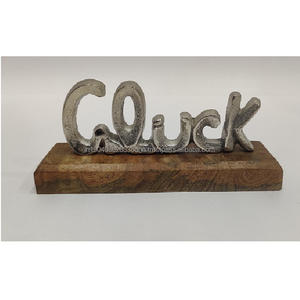 Elegant Look Metal Sculpture Desktop <b>Tabletop</b> Ornaments in Customized Sizes Shapes for Festive Decoration for Export From India - Product Image 5