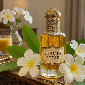 Aceite de Perfume Floral Tradicional Natural Champa Attar para Cuidado Personal, Aromaterapia y Fragancia Duradera - Product Image 2