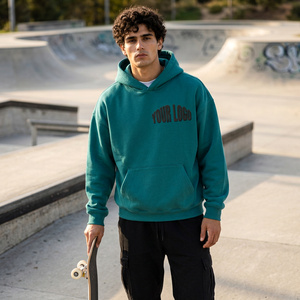 Fabricante de Sudaderas Personalizadas, Sudadera con Capucha Extra Grande de Algodón Grueso para Hombre, Ropa Urbana Informal - Product Image 3