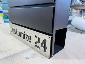 US Style Galvanized Steel <b>Mailbox</b> - Wall Mounted, Custom OEM/ODM Available - Product Image 2