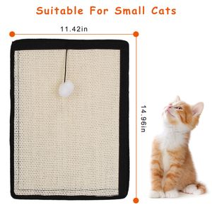 Small 14.96x11.42in <b>Cat</b> Scratcher Natural Sisal <b>Scratching</b> Mat for <b>Cats</b> <b>Cat</b> <b>Trees</b> & Scratcher Product Category - Product Image 6