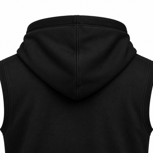 Sweat-shirt à capuche sans manches noir pour homme avec motif graphique Sigma Muscle bleu roi, cordon de serrage à la capuche, poche kangourou avant, idéal pour la gym - Product Image 6