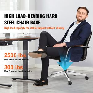 Base di Ricambio Universale per Sedia da Ufficio 28 Pollici, Capacità di Carico Statico 2500 Libbre, Accessori per Mobili per Sedia da Scrivania - Product Image 2