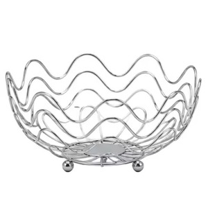 Corbeille à fruits de luxe en fil métallique doré, design feuille vintage, bol de rangement en fer forgé pour comptoir, idéal pour la décoration moderne de la maison et de la cuisine - Product Image 3
