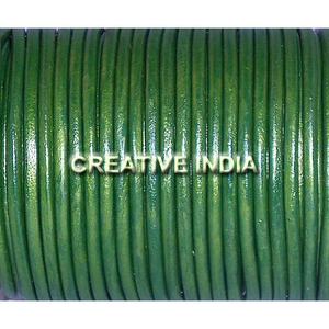 Bracelet et collier en cordon de cuir rond personnalisable de 1mm pour bijoux et composants Tailles 1mm à 8mm - Product Image 4