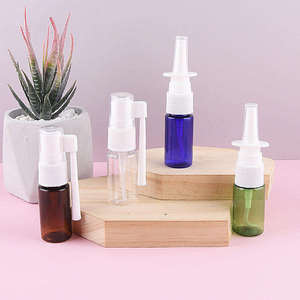 Mini Botella de Spray Nasal de 10 ml, Cilíndrica, Ámbar, Nueva, con Tapa de Rosca PET/PP, Impresión Serigráfica Unalilia XB12, Uso Doméstico, Múltiples Colores - Product Image 6