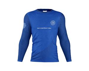 Camiseta de Fútbol Unisex de Manga Larga con Sublimación de Alta Calidad, Logotipo Personalizado, Tallas Grandes, Camiseta Deportiva para Hombre y Mujer, Servicio OEM, 100% Lavada - Product Image 1