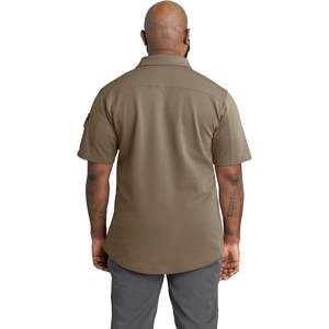 Camisa de Trabajo Personalizada para Hombre, de Manga Corta, con Botones a Presión, para Uniformes de Trabajo - Product Image 1