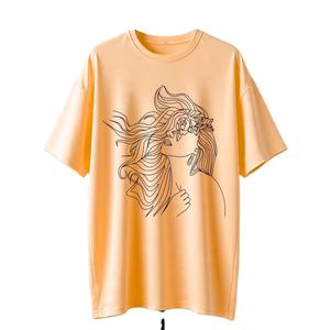T-shirt Homme Oversize 100% Coton, Col Rond, Manches Courtes, Design Uni, Délavé à l'Acide, Effet Délavé, Effet Vieilli, Effet Usé, Style Vintage, Effet Stone Wash - Product Image 6