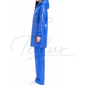 <b>Women</b>’s Waterproof Rain Suit Hooded Jacket and Pants Set <b>Women</b>’s Waterproof Rainwear Suit Jacket and <b>Trouser</b> Set - Product Image 3