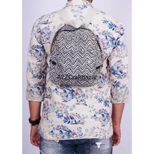 Mochila Artesanal de Tamaño Mediano Unisex, 100% Algodón Canvas, Estilo Vintage, Ligera, 20L, para Negocios, Uso Diario, Camping, Ciclismo, Playa y Natación - Product Image 5