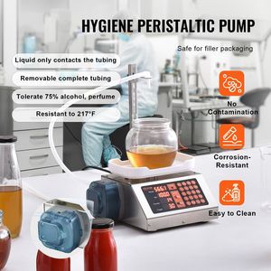 Macchina Riempitrice Automatica di Bottiglie con Capacità di Pesatura 5-300g, Pompa Peristaltica e Sistema di Riempimento Liquidi a Controllo Digitale - Product Image 4