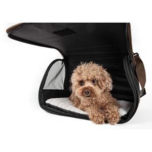 Airline Approved Casual <b>Pet</b> <b>Carrier</b> Folding Zippered Design for Easy Travel - Product Image 3
