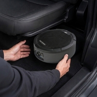 Subwoofer actif de voiture de 8 pouces et amplificateur mono 170W RMS, tube de basses sous le siège pour système audio automobile