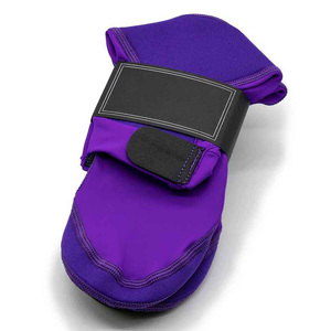 Purple Cotton/Bamboo Fiber Ankle <b>Socks</b> Anti-Slip Basketball UNISEX Adults Seamless Design Solid Color <b>Custom</b> Bottom - Product Image 4