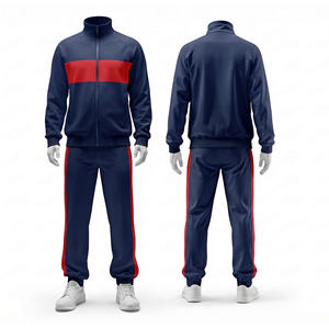 Survêtement de sublimation en gros avec logo personnalisé, tenue de sport respirante en polyester pour l'entraînement et la gym, fabricant - Product Image 1